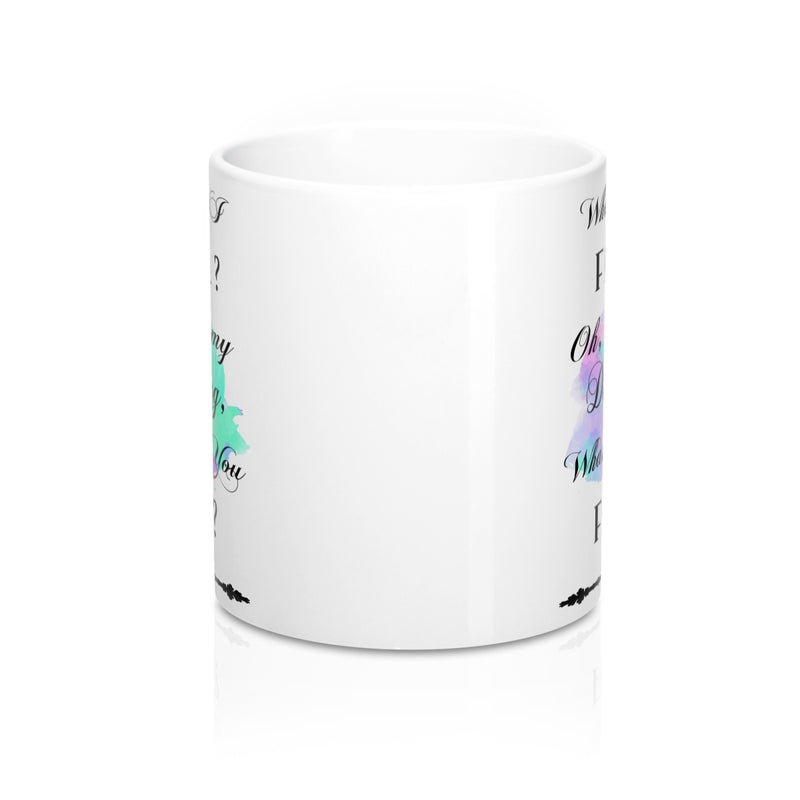 What If I Fall Quote Mug - Zuzi's