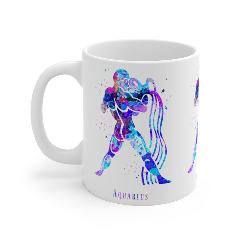 Aquarius Zodiac Sign Mug - 11 oz, 15 oz - Zuzi's