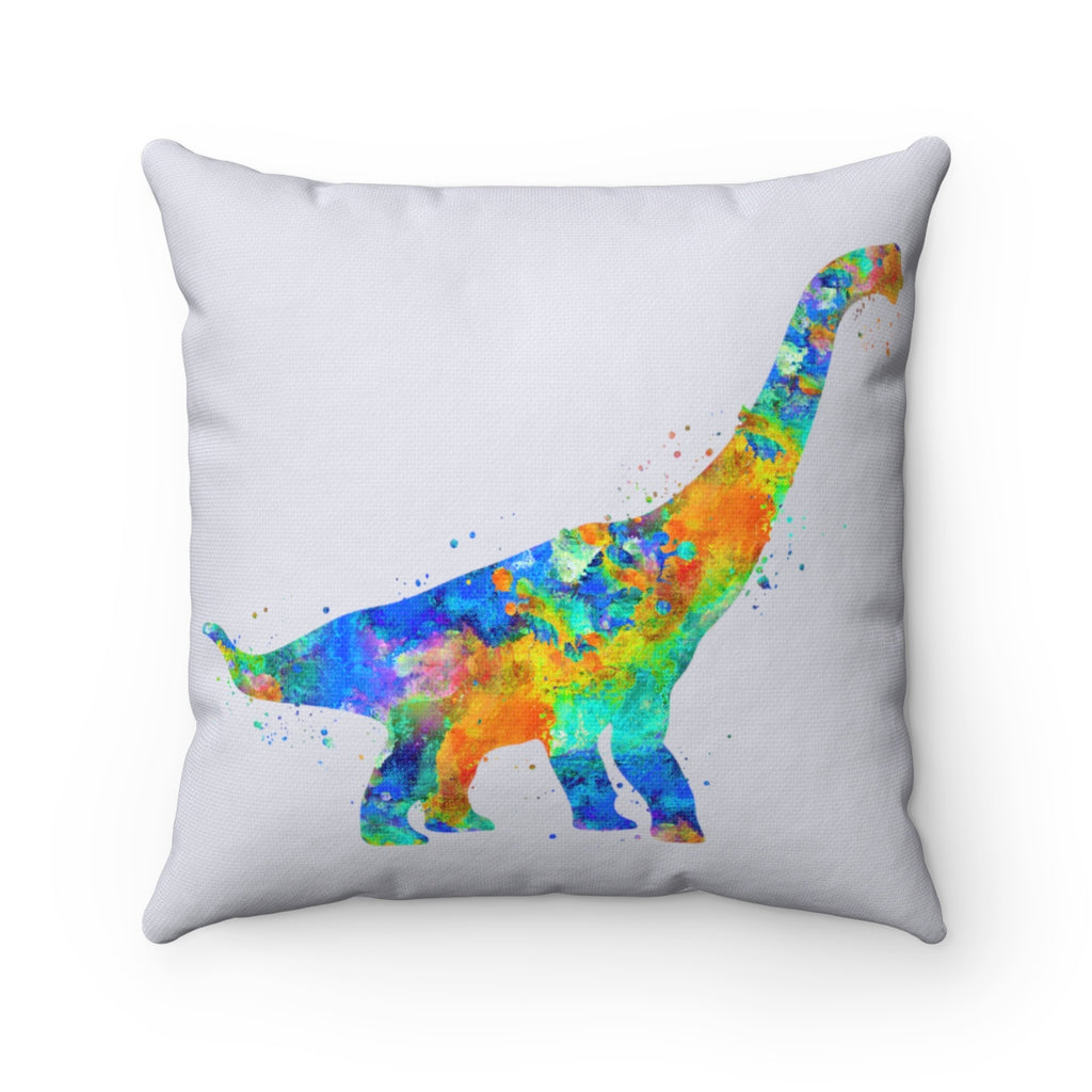 Brachiosaurus Dinosaur Square Pillow - Zuzi's