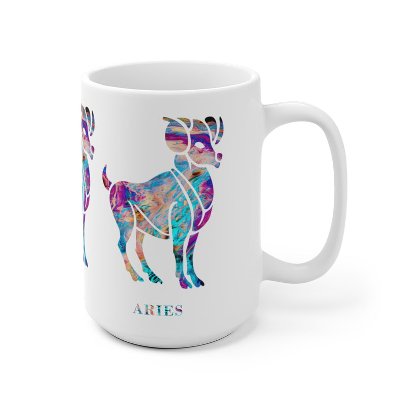 Aries Zodiac Sign Mug - 11 oz, 15 oz - Zuzi's