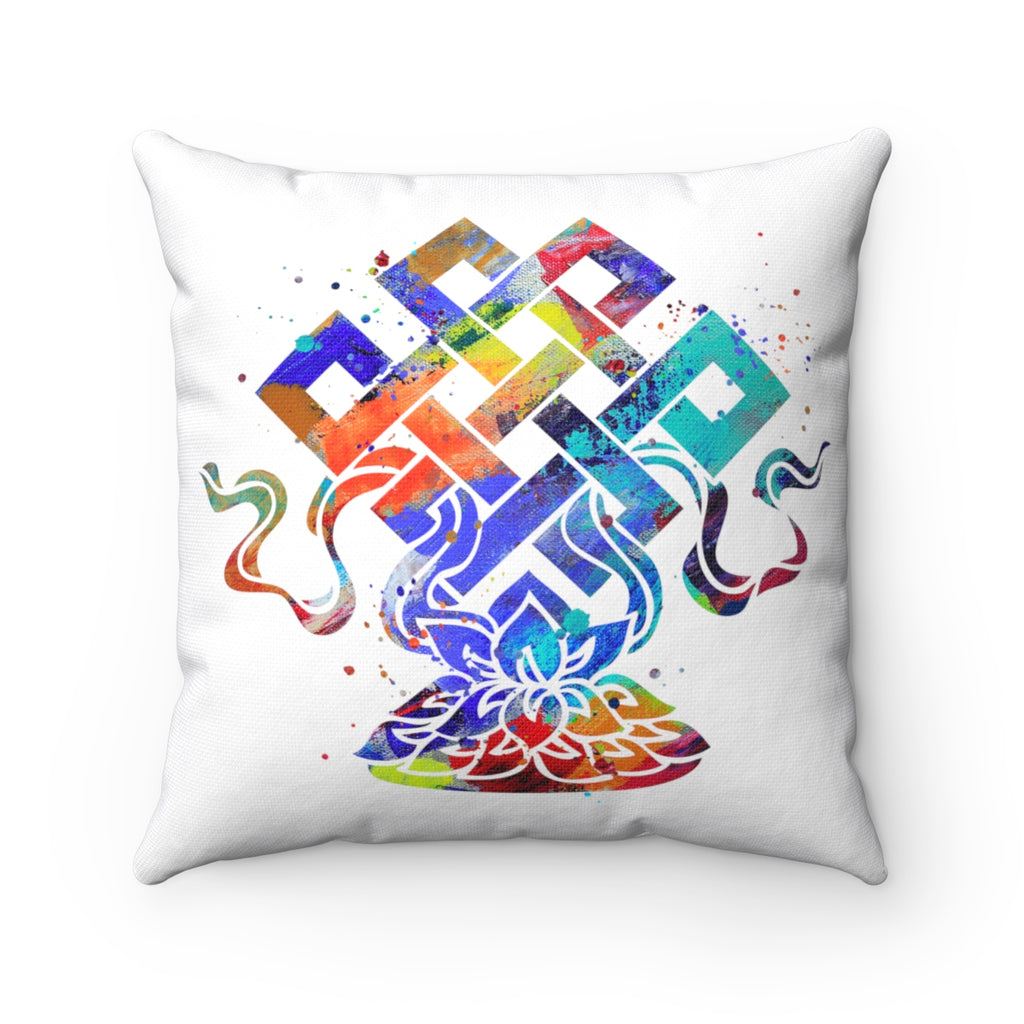 Eternal Knot Square Pillow - Zuzi's