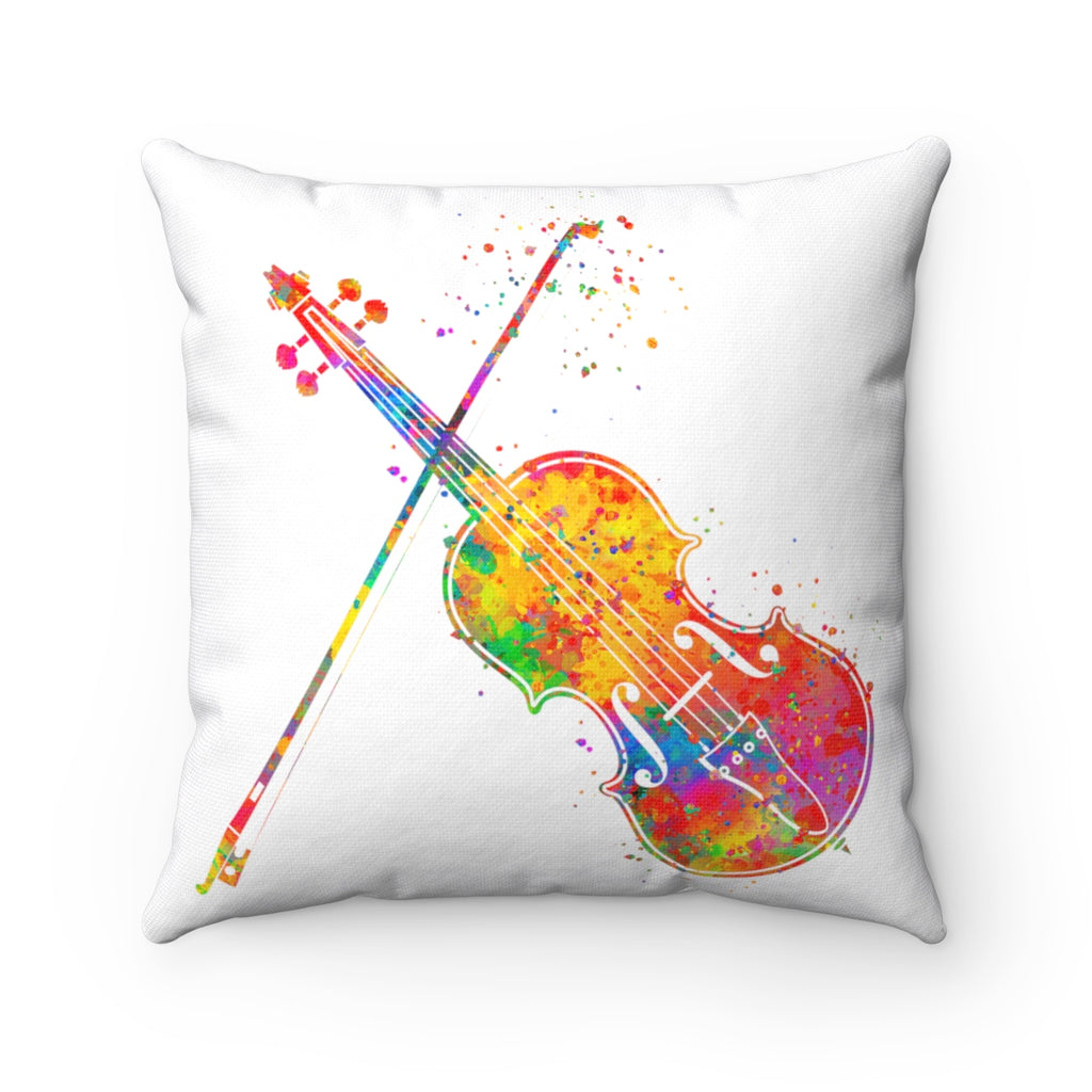 Violin Square Pillow - Zuzi's