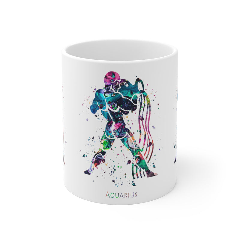 Aquarius Zodiac Sign Mug - 11 oz, 15 oz - Zuzi's