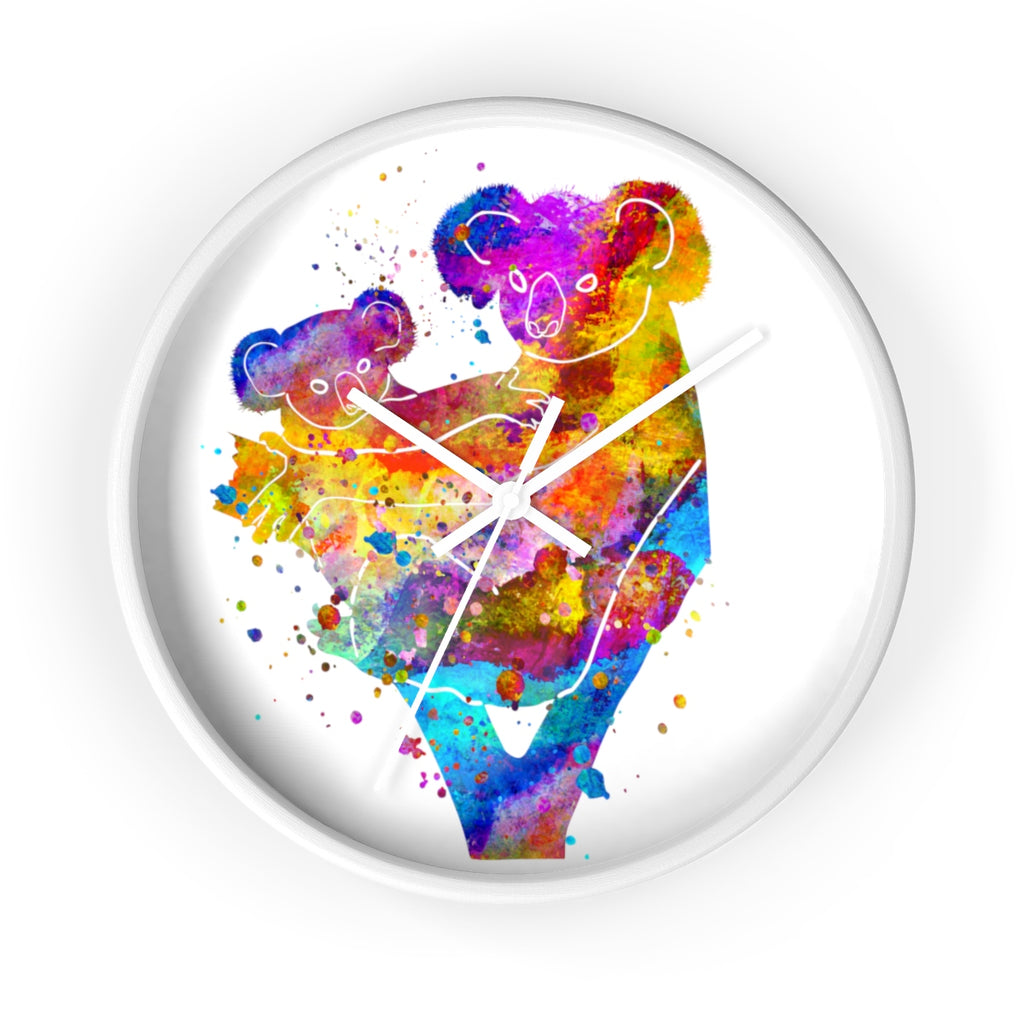 Watercolor Koala Wall Clock - Zuzi's