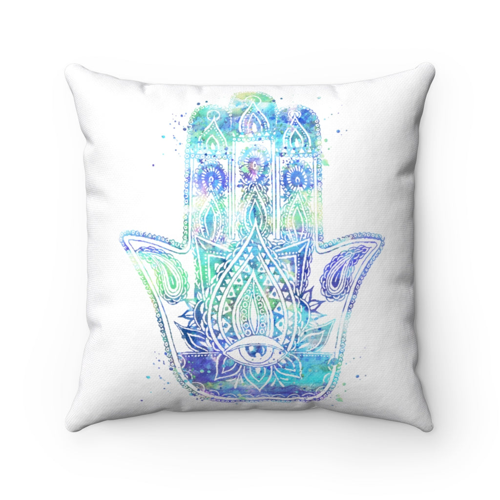 Hamsa Hand Square Pillow - Zuzi's