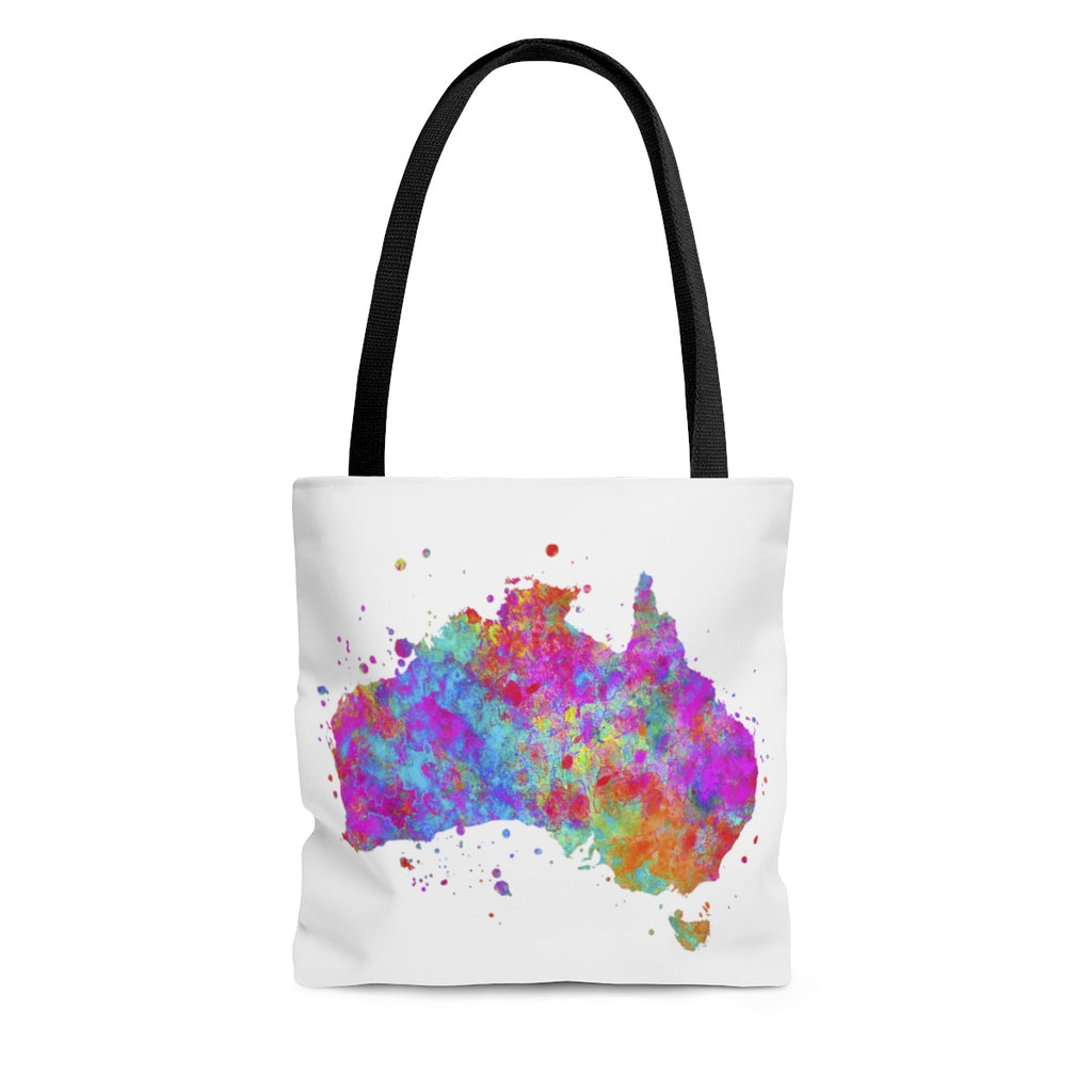 Watercolor Australia Map Tote Bag - Zuzi's