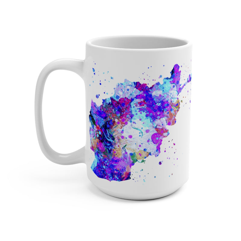 Afghanistan Map  Mug - Zuzi's