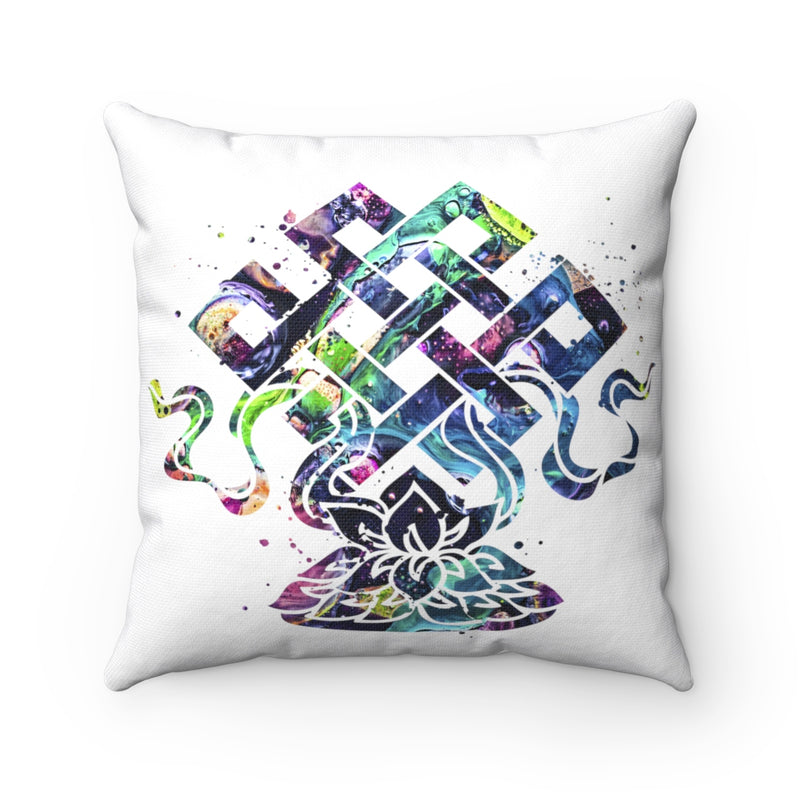 Eternal Knot Square Pillow - Zuzi's