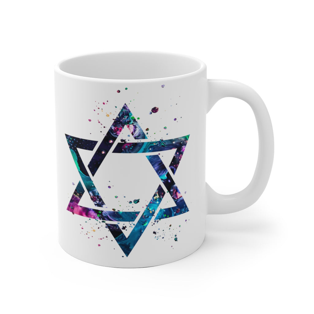 Star Of David Mug - 11 oz, 15 oz - Zuzi's