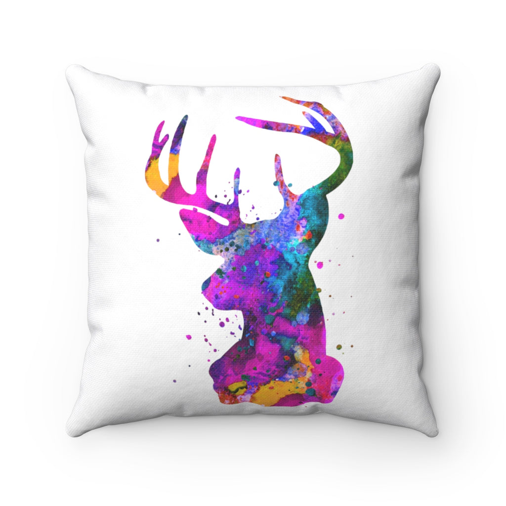 Stag Head Square Pillow - Zuzi's