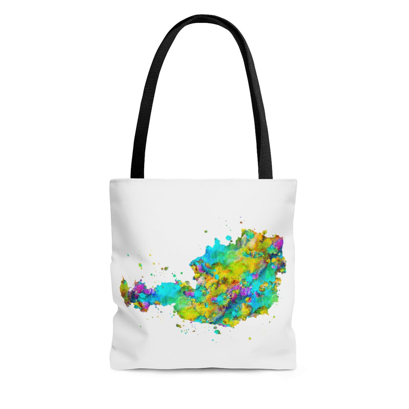 Watercolor Austria Map Tote Bag - Zuzi's