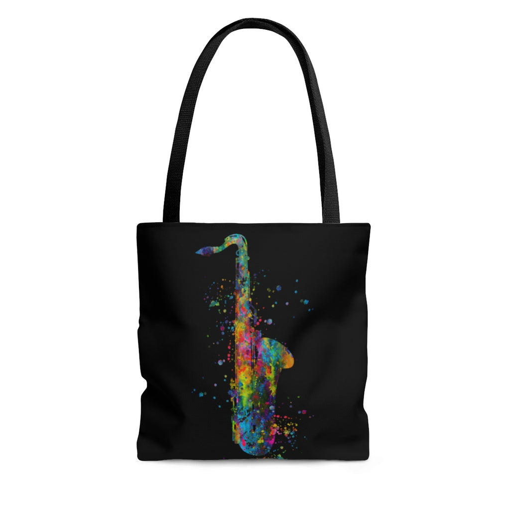 Watercolor Saxophone Tote Bag - Zuzi's