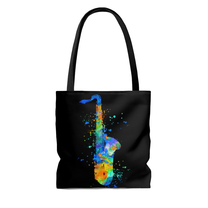 Watercolor Saxophone Tote Bag - Zuzi's