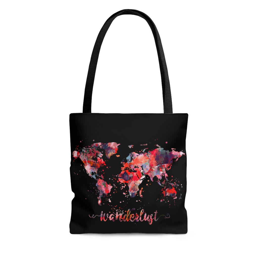 Wanderlust World Map Tote Bag - Zuzi's