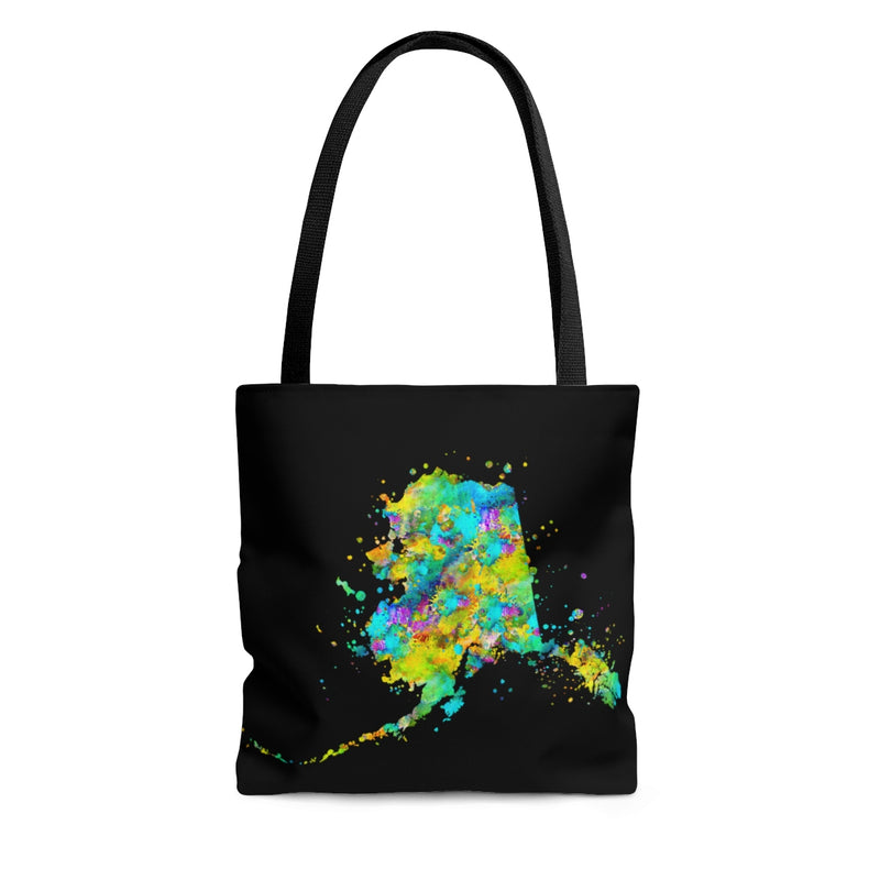 Watercolor Alaska Map Tote Bag - Zuzi's