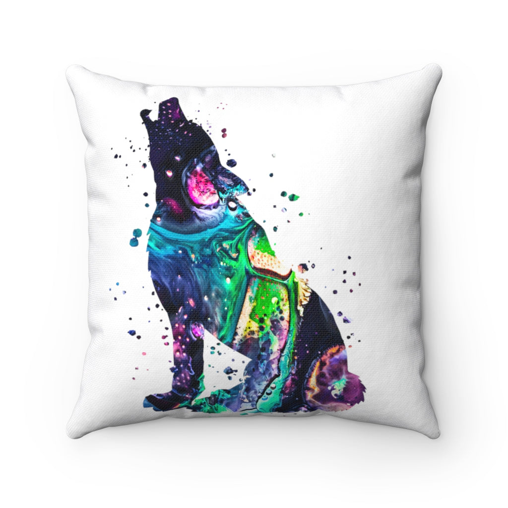 Wolf Square Pillow - Zuzi's