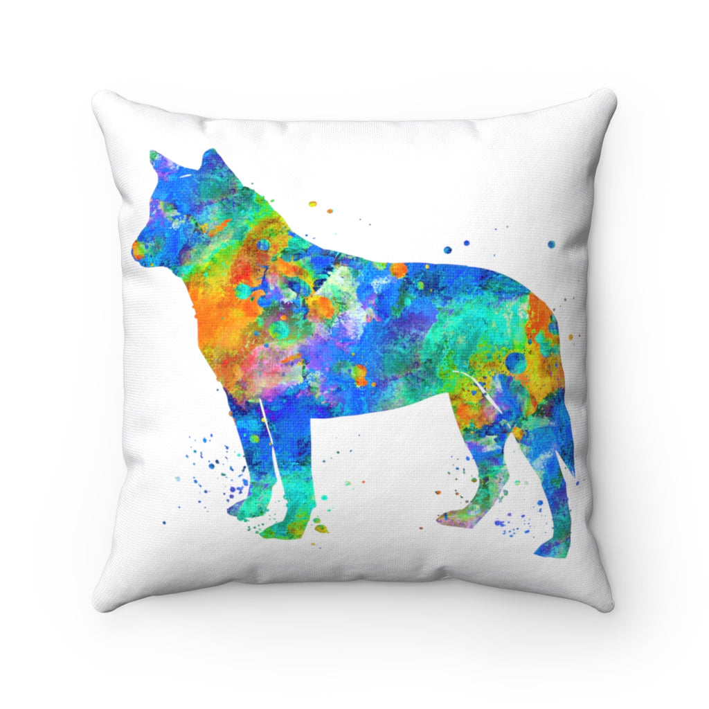Australian Cattle Dog Square Pillow - Zuzi's