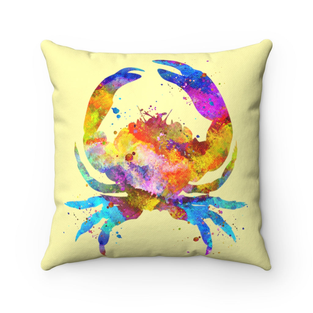 Crab Square Pillow - Zuzi's
