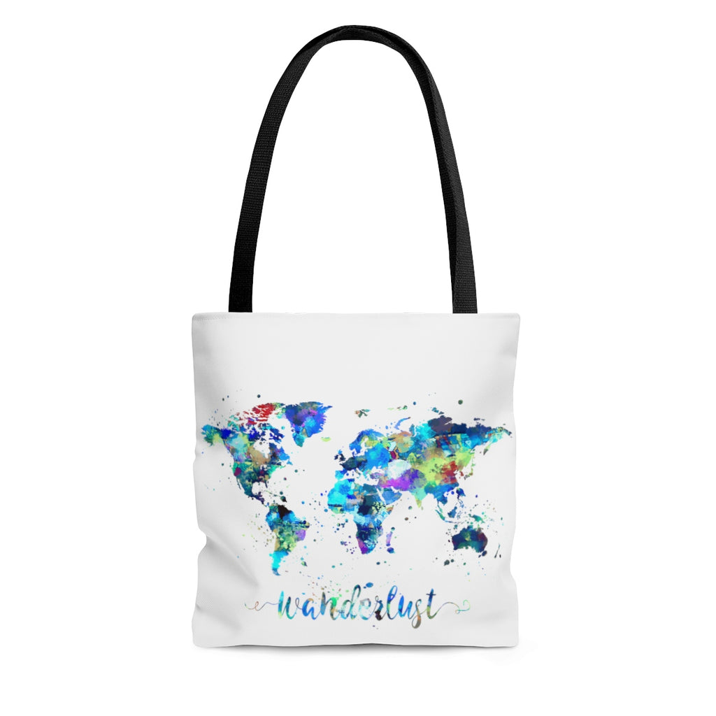 Wanderlust World Map Tote Bag - Zuzi's