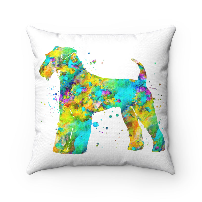 Airedale Terrier Square Pillow - Zuzi's