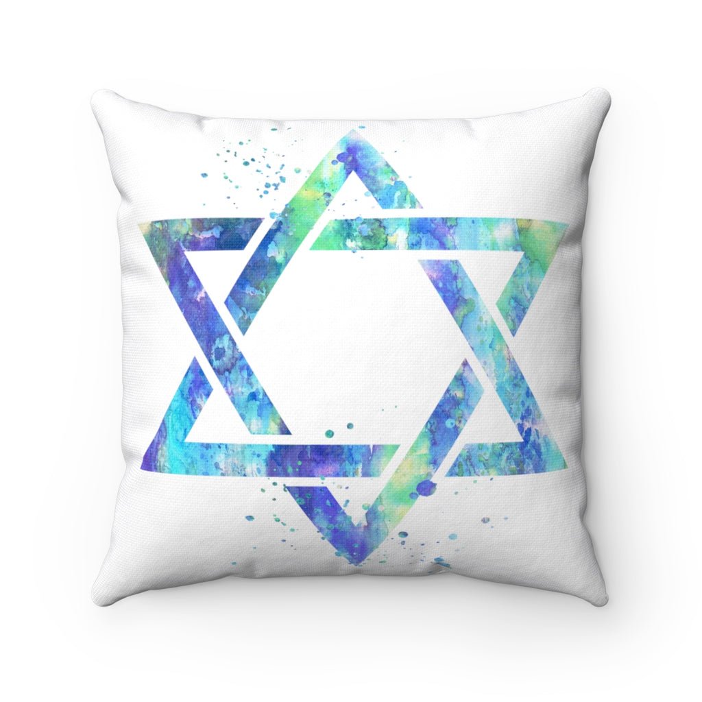 Star Of David Square Pillow - Zuzi's