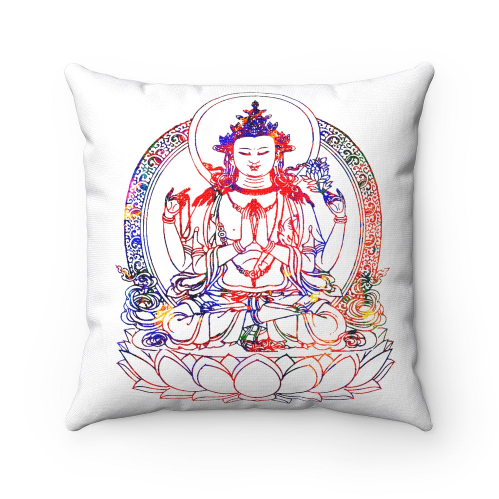 Buddha Square Pillow - Zuzi's