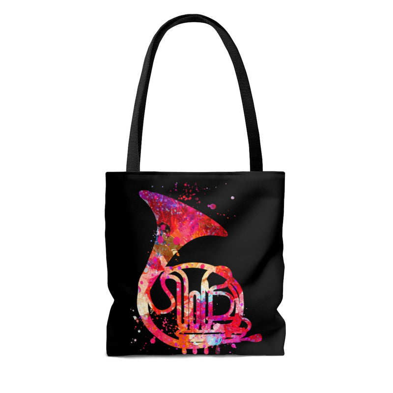 Watercolor French Horn Tote Bag - Zuzi's