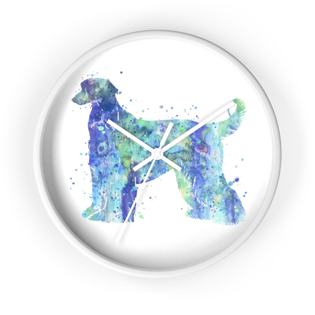 Afghan Hound Wall Clock - Zuzi's