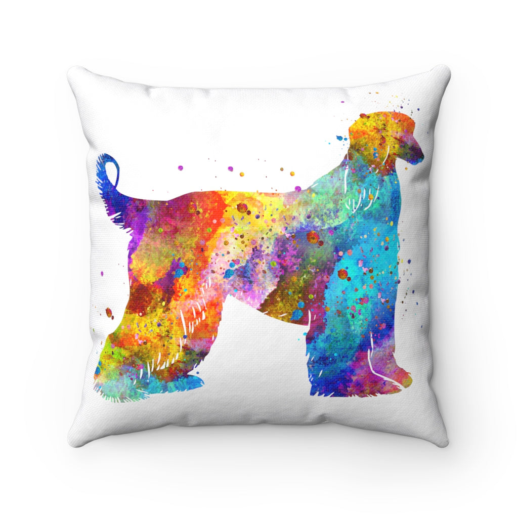 Afghan Hound Square Pillow - Zuzi's