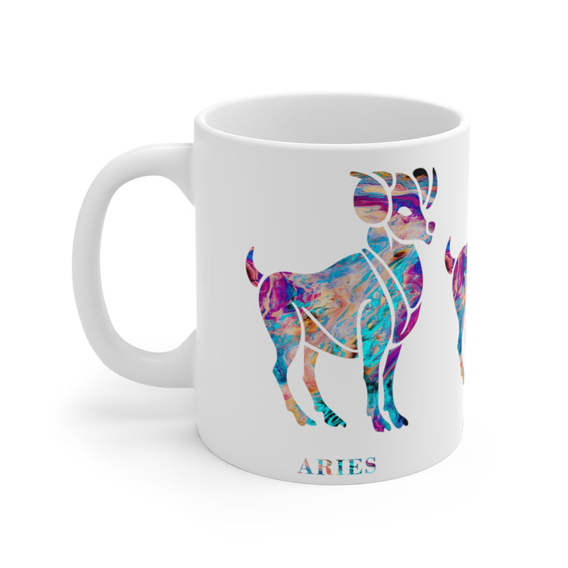 Aries Zodiac Sign Mug - 11 oz, 15 oz - Zuzi's