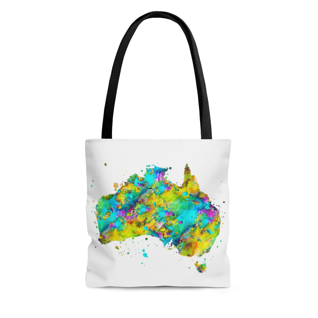 Watercolor Australia Map Tote Bag - Zuzi's