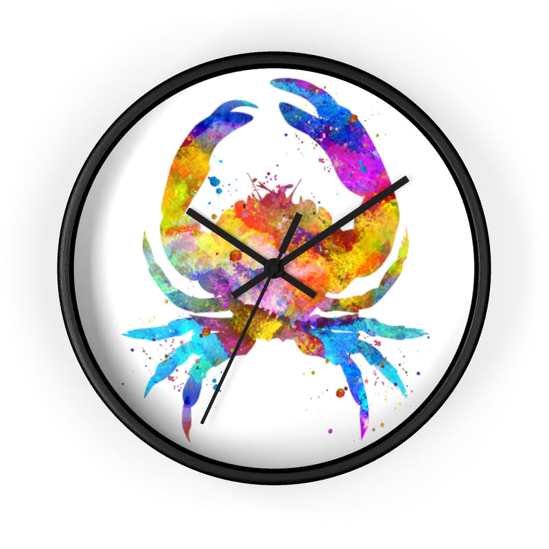 Watercolor Crab Wall Clock - Zuzi's