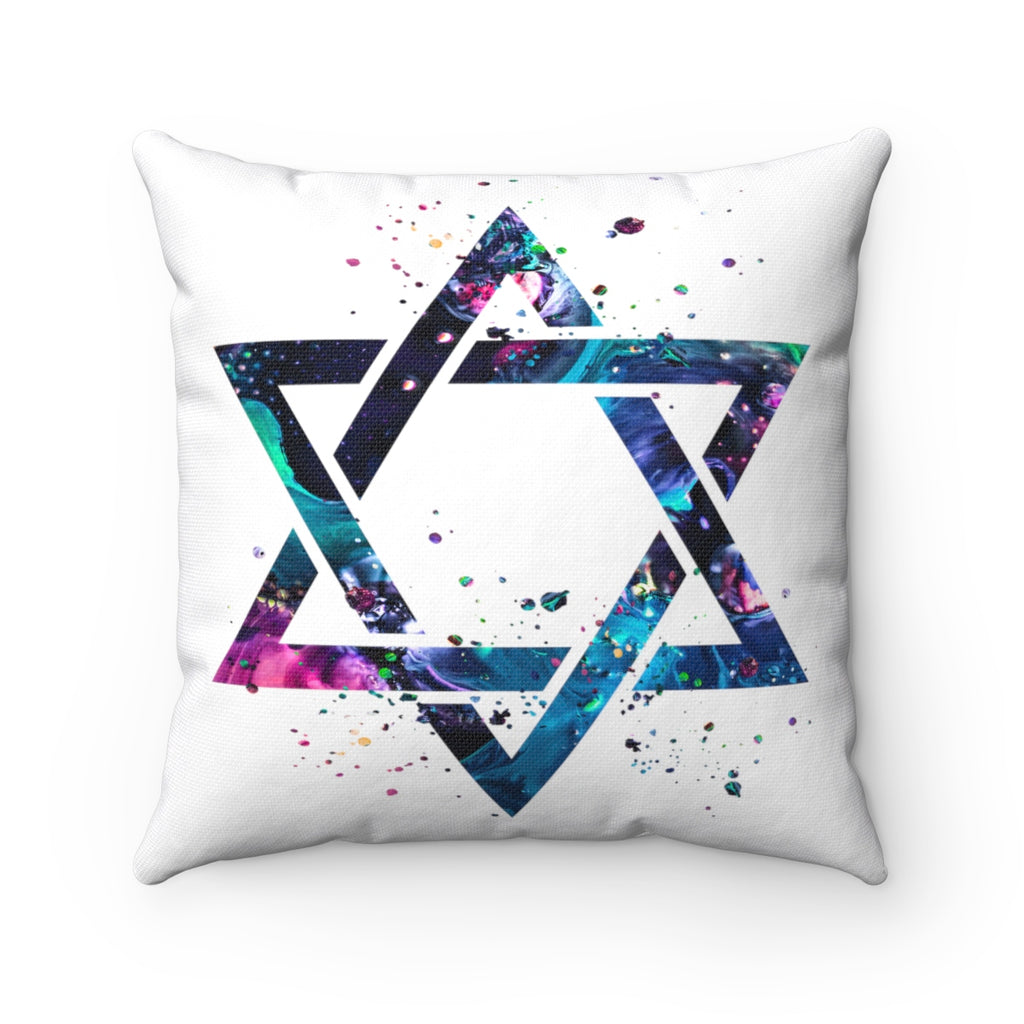 Star Of David Square Pillow - Zuzi's