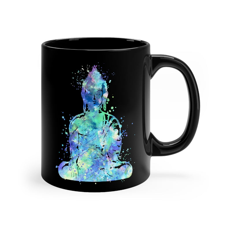 Buddha Black Mug 11oz - Zuzi's