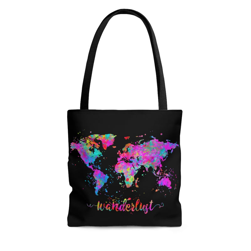 Wanderlust World Map Tote Bag - Zuzi's