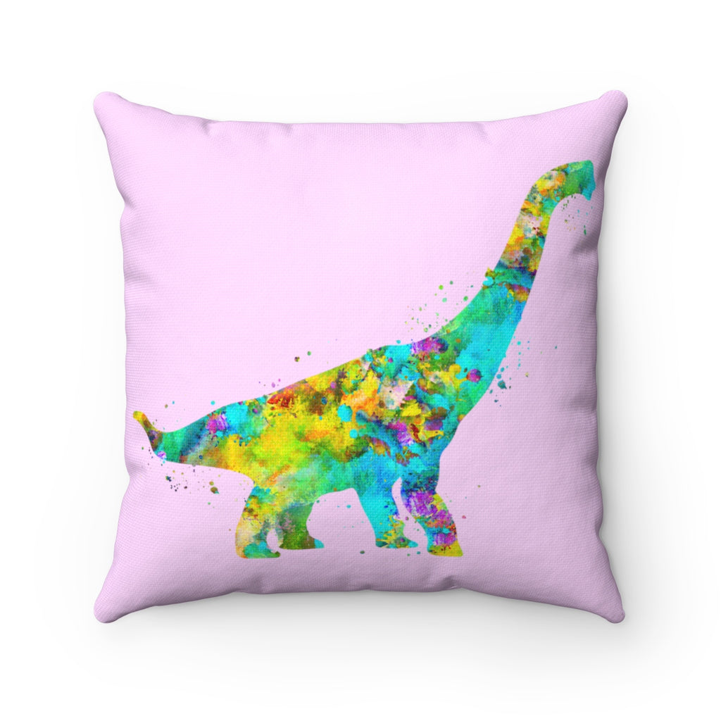 Brachiosaurus Dinosaur Square Pillow - Zuzi's