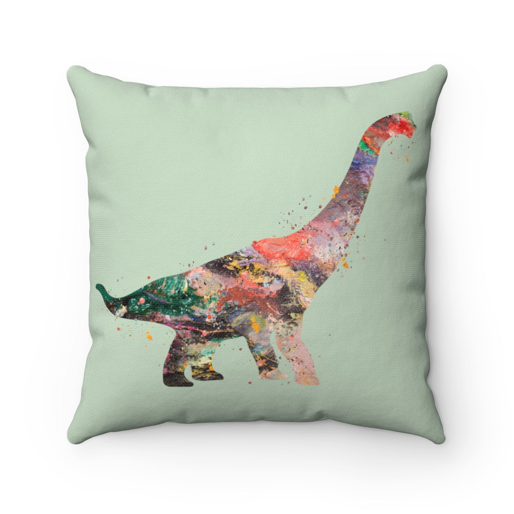 Brachiosaurus Dinosaur Square Pillow - Zuzi's