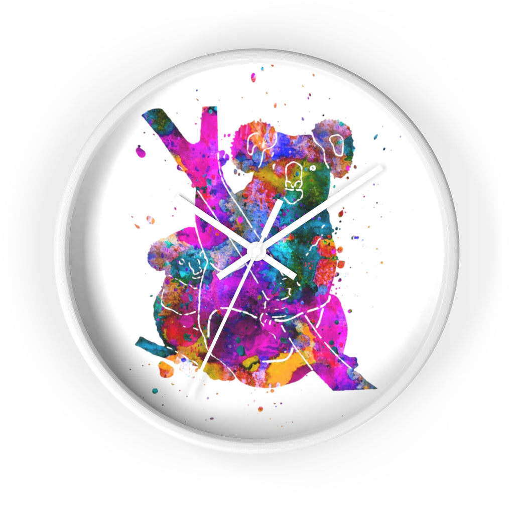 Watercolor Koala Wall Clock - Zuzi's