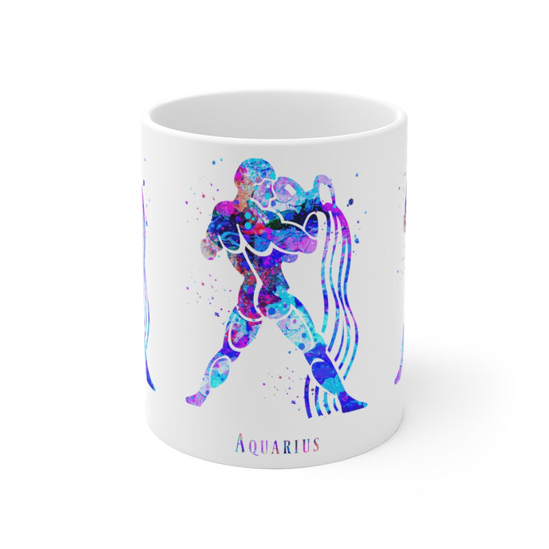 Aquarius Zodiac Sign Mug - 11 oz, 15 oz - Zuzi's