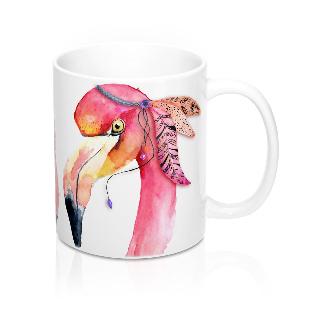 Watercolor Flamingo Mug - Zuzi's