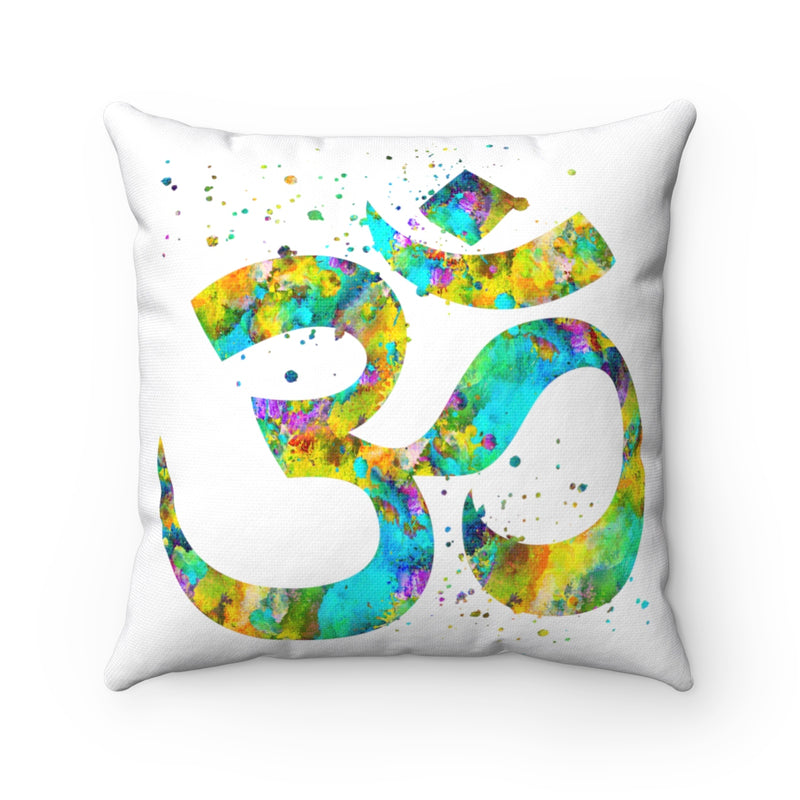 Om Symbol Square Pillow - Zuzi's