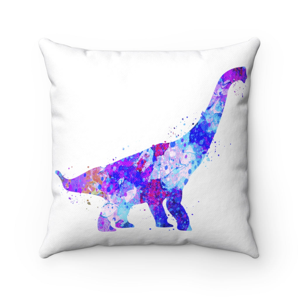 Brachiosaurus Dinosaur Square Pillow - Zuzi's