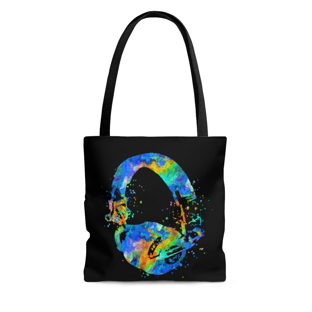 Watercolor Headphones Tote Bag - Zuzi's