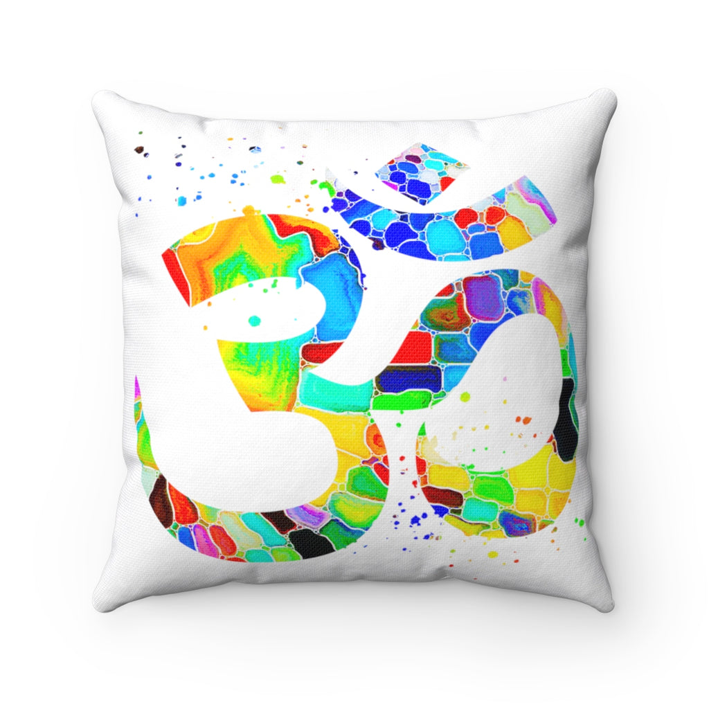 Om Symbol Square Pillow - Zuzi's