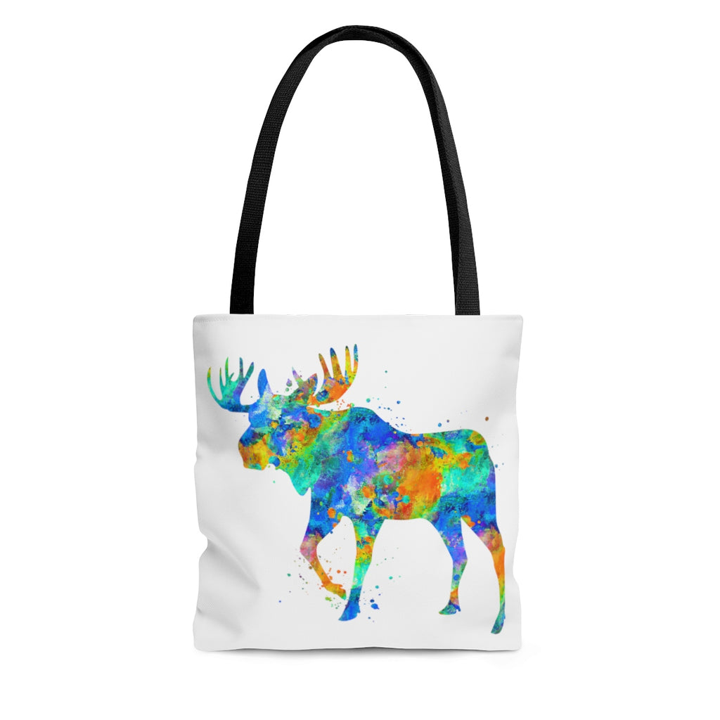 Watercolor Moose Tote Bag - Zuzi's