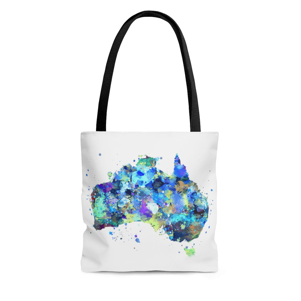 Watercolor Australia Map Tote Bag - Zuzi's