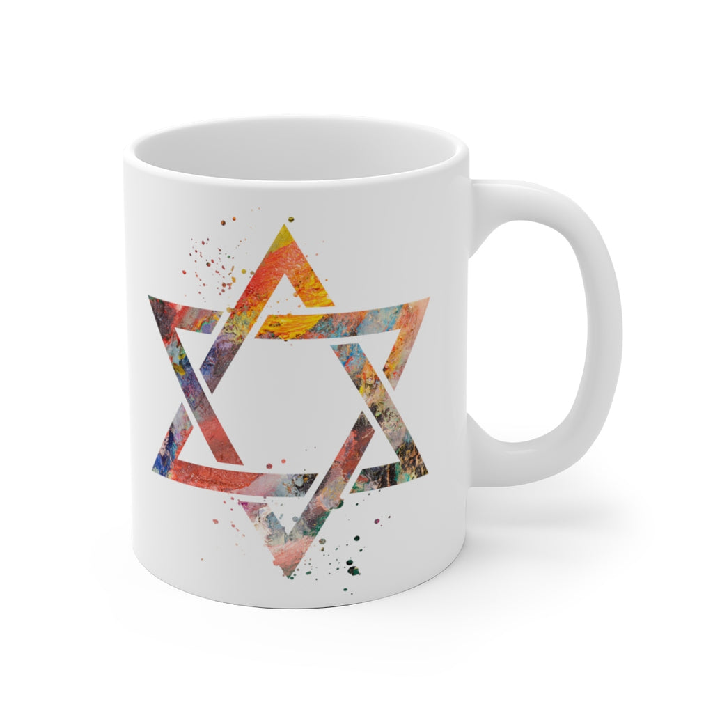 Star Of David Mug - 11 oz, 15 oz - Zuzi's