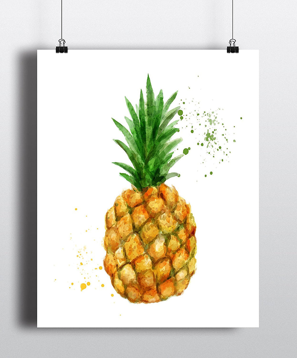 Pineapple Watercolor Art Print - Unframed - Zuzi's