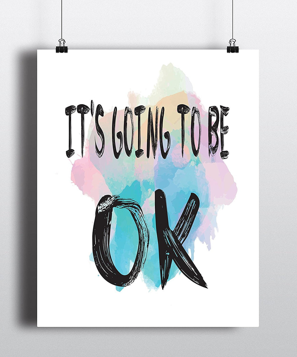 It's going to be ok Quote Print - Unframed - Zuzi's