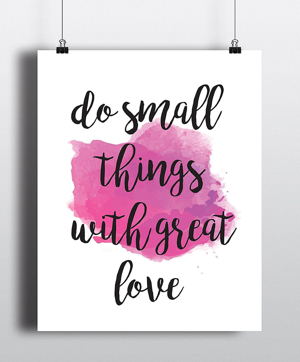 Do small things with great love Mother Teresa Quote Print - Unframed - Zuzi's